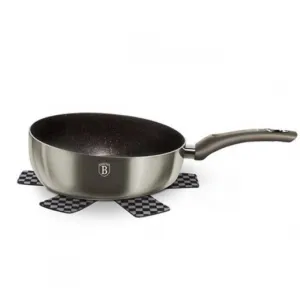 Berlinger Haus Flip frypan, 26 cm, Metallic Line Carbon Edition  FREE PROTECTOR