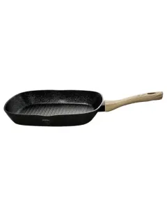 Berlinger Haus Grill pan, 28 cm, + 1PC FREE PROTECTOR Ebony Maple Collection