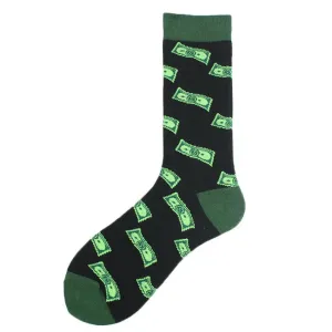 Noxxiez Soxxiez Dollar Bills Socks