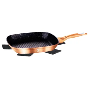 Berlinger Haus Rosegold Metallic Line - 28CM GRILL PAN