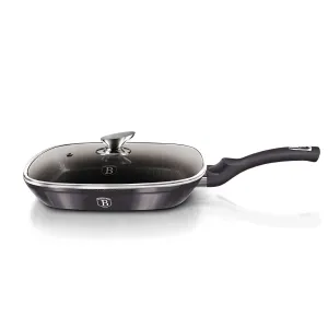 Grill pan with lid, 28 cm Carbon Pro