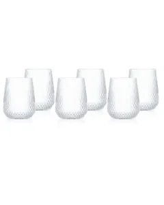 Luciano Baltic Borosilicate 400Ml Single Wall Glass Cups 6Pcs Set