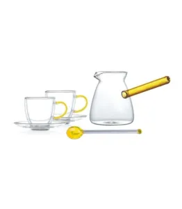 Luciano High Borosilicate 6PC Yellow Set