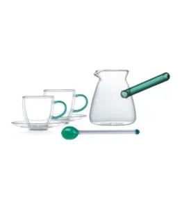 Luciano High Borosilicate 6PC Green Set