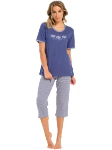 Pastunette Pyjama With Capri Dark Blue
