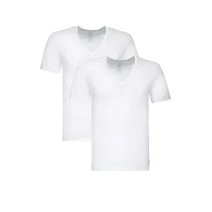 Calvin Klein 2 Pack Modern Cotton Lounge White T-Shirts