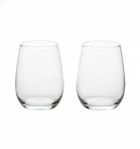 Luciano 400Ml Cristal Cups 2Pcs Set