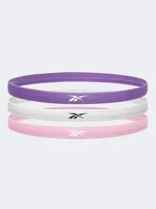 Reebok Accessories Set Of 3 Women Fitness Band Purple/White/Rose
