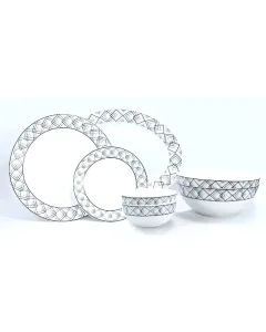 Luciano Opal Cycladia 20 Pc Dinner Set