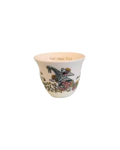 CORNUCOPIA Pink Shaffeh Cup Set of 4