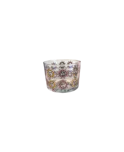 CORNUCOPIA Pink Glass Cup Set of 4