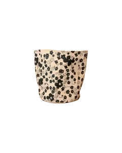 CORNUCOPIA Small Black Textile Basket