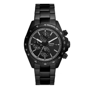 Fossil Autocross Multifunction Black Stainless Steel Watch FS6125