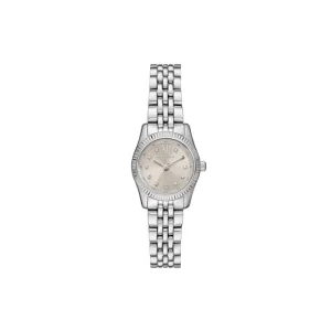 Michael Kors Petite Lexington Pavé Silver-Tone Watch MK4843