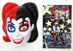 ^(D) Harley Quinn Book & Mask Set