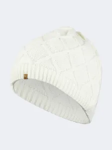 Oil And Gaz Cozy Unisex Lifestyle Jacquard Beanie White