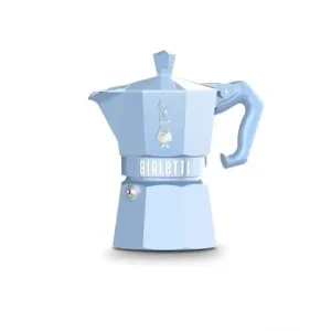 Bialetti 0009061 Moka Exclusive L. Blue 3 Cups