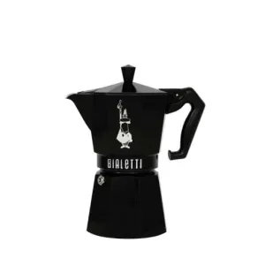Bialetti 9066 Moka Exclusive Black 6TZ Coffee Maker