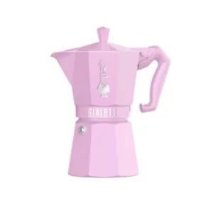 Bialetti 0009063 Moka Exclusive Pink 3 Cups