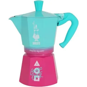 Bialetti 0005393 Moka Express: Squid Game 6 cups blue and pink color