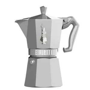 Bialetti 9054 Moka Exclusive Silver 6 Cups