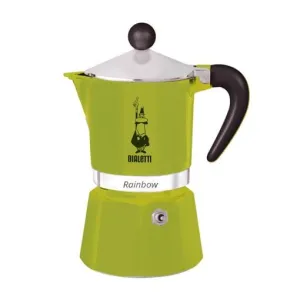 Bialetti 0004972/Np Rainbow 3 Cups Green