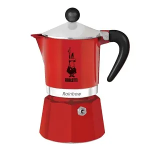 Bialetti 0004963/Np Rainbow 6 Cups Red