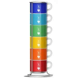 Bialetti TAZZ110 6 Pcs Stackable Cups
