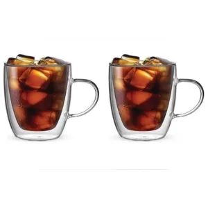 Bialetti DBW008 Double Wall Capri 350ml Glass Set