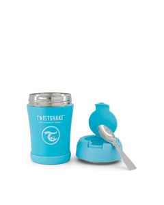 Twistshake Insulated Food Container 350ml Pastel Blue