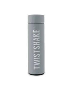 Twistshake Hot or Cold Bottle 420ml Pastel Grey