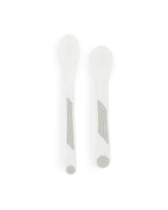 Twistshake 2x Feeding Spoon Set 6+m White