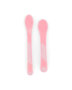 Twistshake 2x Feeding Spoon Set 6+m Pastel Light Pink