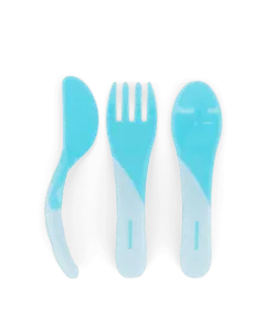 Twistshake Learn Cutlery 6+m Pastel Light Blue