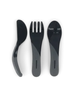 Twistshake Learn Cutlery 6+m Black