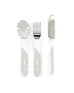 Twistshake Learn Cutlery Stainless Steel 12+m White