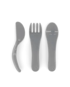 Twistshake Learn Cutlery 6+m Pastel Grey