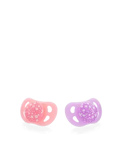 Twistshake 2x Pacifier 0-6m Pastel Light Pink Lavendel