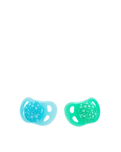 Twistshake 2x Pacifier 0-6m Pastel Baby Blue Mint Green