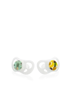 Twistshake 2x Pacifier 6+m Marble Blue-Grey