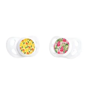 Twistshake 2x Pacifier 0-6m Watermelon Mango