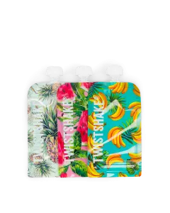 Twistshake 3x Squeeze Bag 220ml Fruit