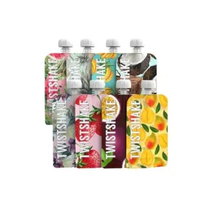 Twistshake 8x Squeeze Bag 220ml Fruit