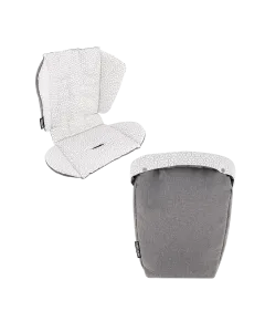 Twistshake Tour Seat Liner + Foot Muff Grey