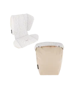 Twistshake Tour Seat Liner + Foot Muff Beige