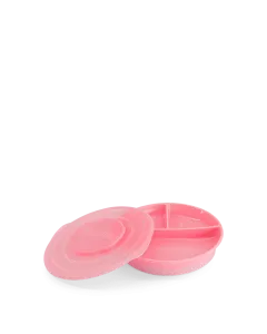 Twistshake Divided Plate 6+m Pastel Light Pink