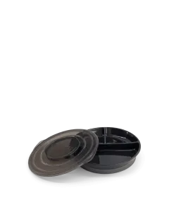Twistshake Divided Plate 6+m Black
