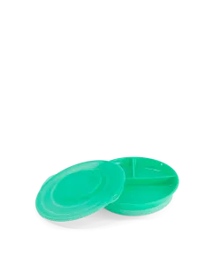 Twistshake Divided Plate 6+m Pastel Mint Green
