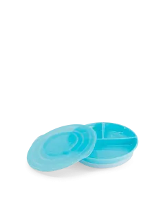Twistshake Divided Plate 6+m Pastel Light Blue
