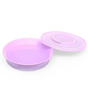 Twistshake Plate 6+m Pastel Purple